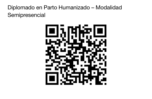 QR de pago modalidad semipresencial