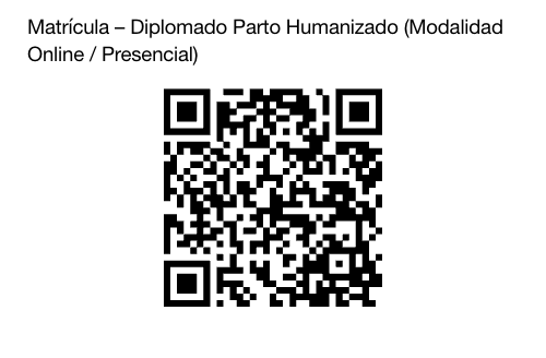 QR de pago matrícula